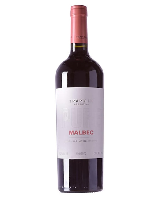 Vino tinto Trapiche Pure malbec 750 ml