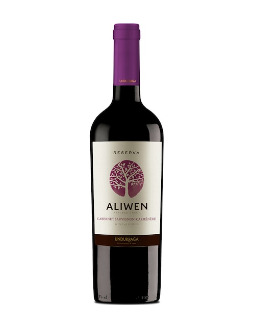Vino tinto Undurraga Aliwen cabernet sauvignon 750 ml