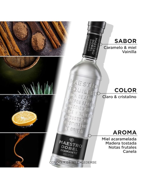 Tequila Maestro Dobel Cristalino tipo reposado 4