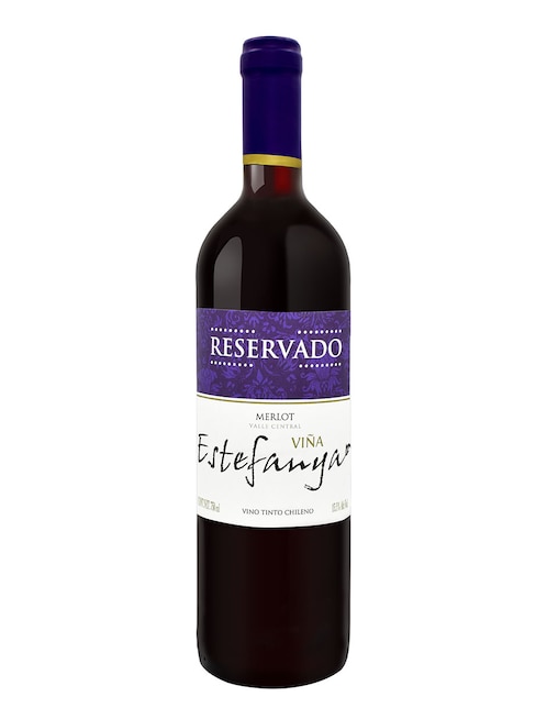 Vino Tinto Reservado Estefanya Merlot 750 ml