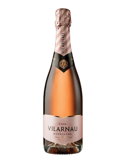 Vino espumoso rosado Pinot Noir Vilarnau Brut Rosé Barcelona 750 ml