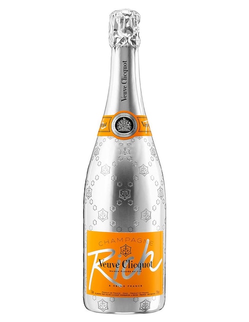 Champagne rosado Chardonnay Veuve Clicquot Rich 750 ml