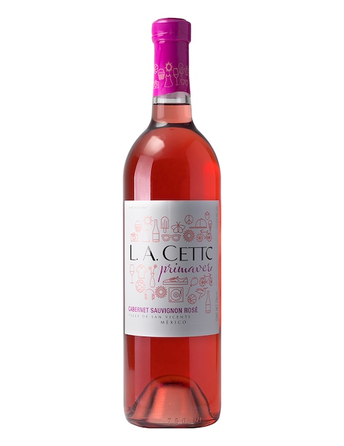 Vino rosado varietal semidulce L.A. Cetto Primavera 750 ml