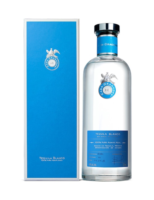 Tequila Casa Dragones tipo Blanco