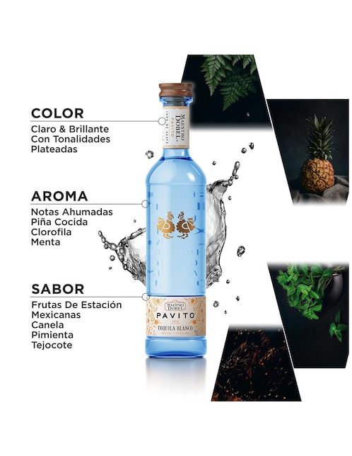 Tequila Maestro Dobel Pavito tipo blanco 750 ml 4
