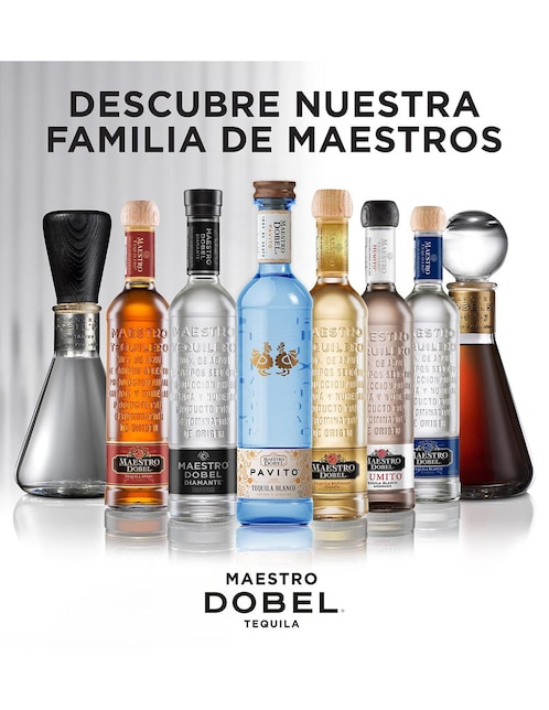 Tequila Maestro Dobel Pavito tipo blanco 750 ml 5