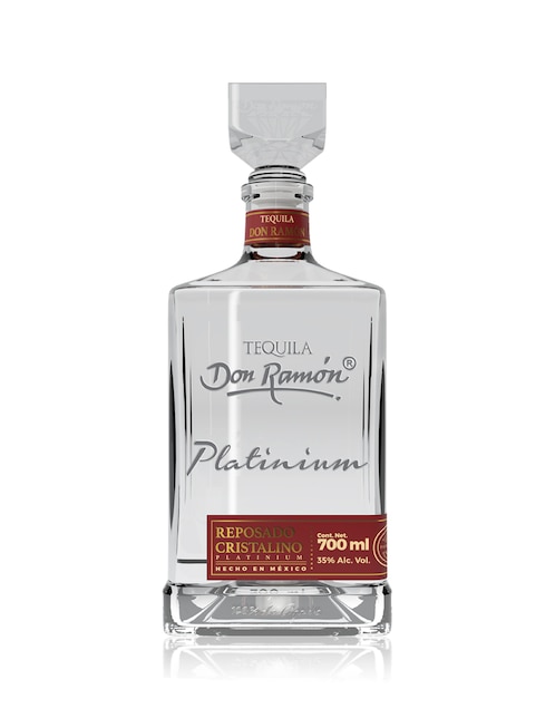 Tequila Don Ramón Platinium Reposado Cristalino 700 ml