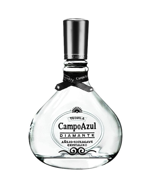 Pack de 12 Tequila Campo Azul Cristalino Añejo 750 ml
