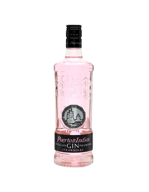 Caja de 4 piezas Ginebra Puerto De Indias Strawberry 750 ml