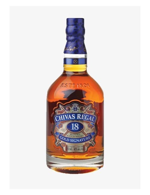 Pack de 4 Whisky Chivas Regal Blend 18 Años 750 ml