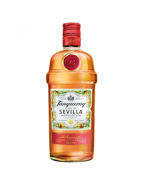 Imagen de producto Caja de 6 piezas Ginebra Tanqueray Flor De Sevilla 700 ml