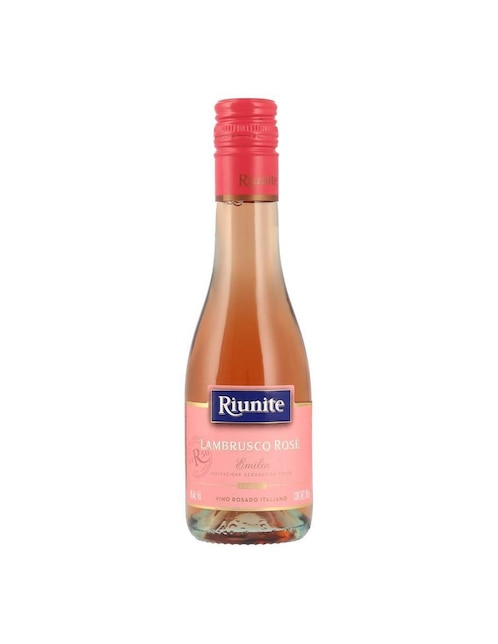 Caja de 4 piezas Vino rosado varietal dulce Riunite 187 ml