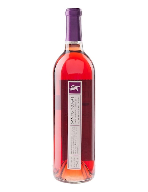 Caja de 6 piezas Vino rosado varietal semi seco Santo Tomás 750 ml