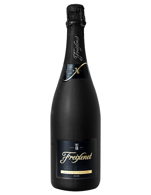 Vino espumoso blanco macabeo Freixenet Cava Cordón Negro España 750 ml