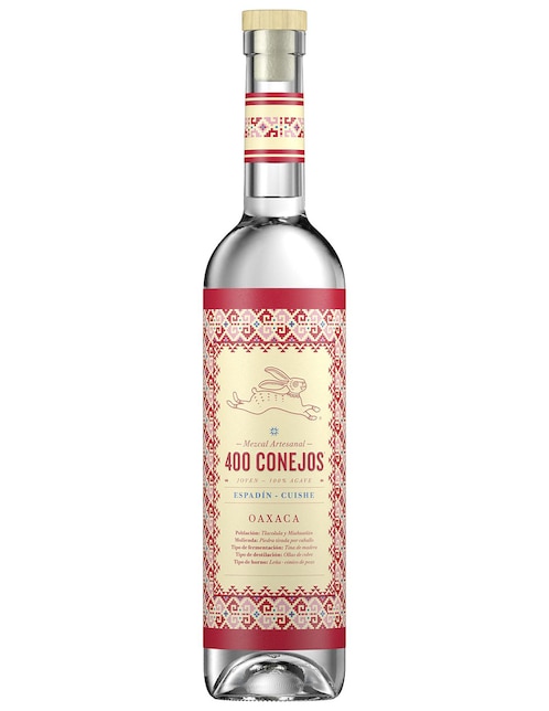 Mezcal 400 Conejos Cuishe Joven 750 ml