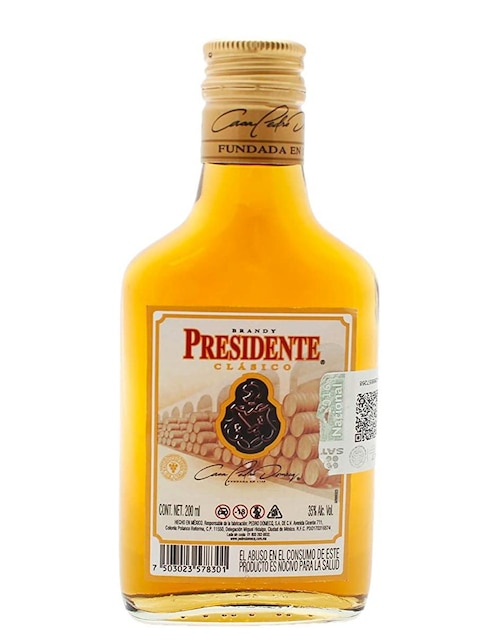 Brandy Presidente 200 ml