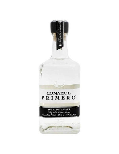 Caja de tequila Lunazul Primero tipo Cristalino 6 piezas 750 ml c/u