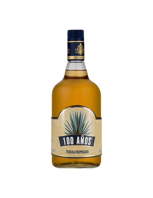 Tequila 100 Años tipo Reposado 6 piezas 1 l c/u