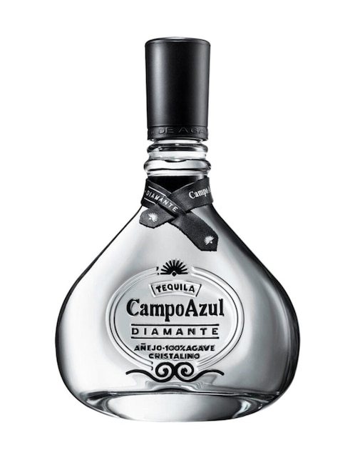 Pack de 4 Tequila Campo Azul Cristalino Añejo 750 ml