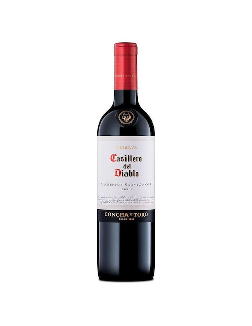 Caja de 24 Vino Tinto Casillero Del Diablo cabernet sauvignon 375 ml