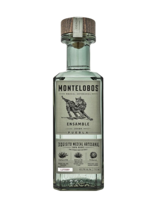 Paquete de 2 piezas Mezcal Montelobos Ensamble 750 ml