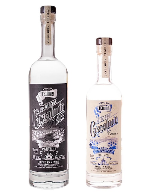 Tequila Cascahuin tipo Plata 2 piezas 750 ml c/u