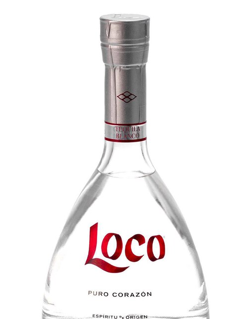 Tequila Loco Puro Corazón tipo Blanco 750 ml 4
