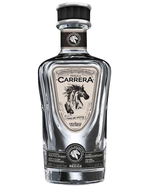 Tequila Carrera tipo Cristalino 750 ml