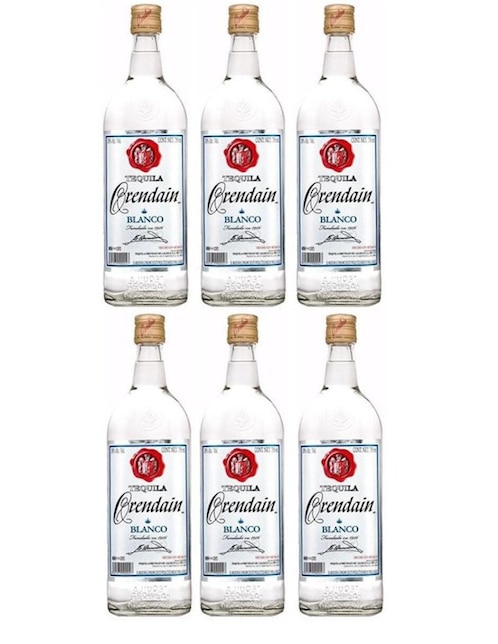 ORENDAIN Caja de tequila Orendain tipo Blanco 6 piezas 750 ml c/u