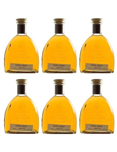 GRAN ORENDAIN Caja de tequila Gran Orendain tipo Añejo 6 piezas 750 ml c/u