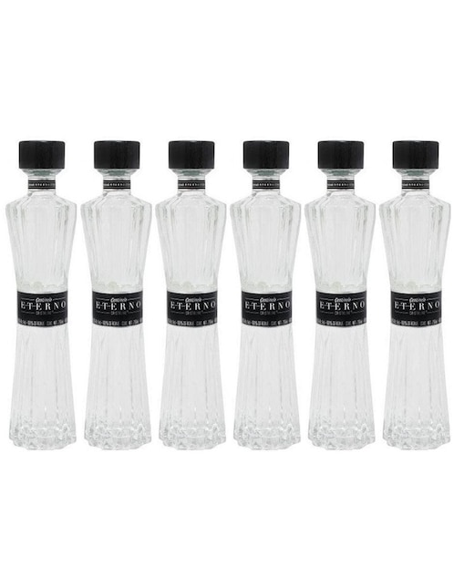 Caja de tequila Centinela tipo Cristalino 6 piezas 750 ml c/u