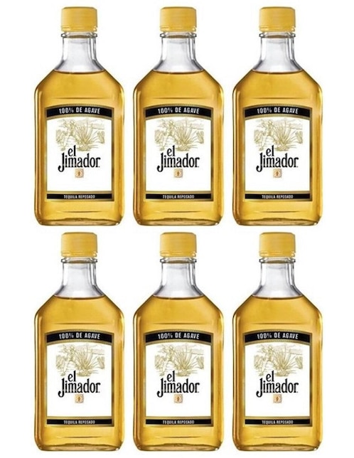 Caja de 6 piezas Tequila Jimador Reposado 200 ml