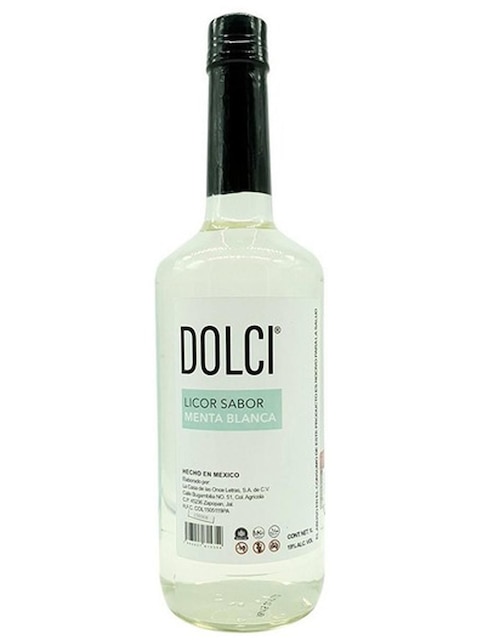 Licor de menta blanca Dolci 1 L