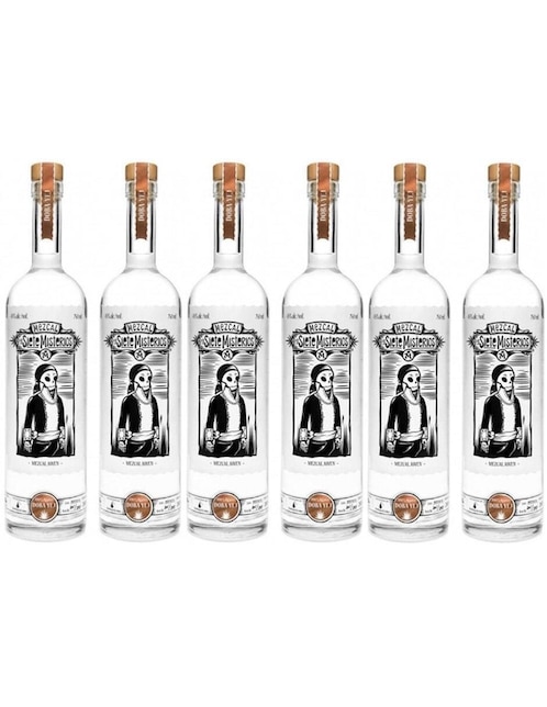 Caja de 6 piezas Mezcal Siete Misterios Doba Yej 750 ml