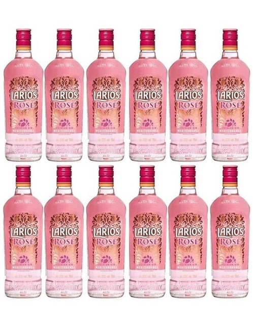 Caja de 12 piezas Ginebra Rose 700 ml