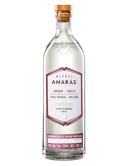 Mezcal Amarás Espadín Tobalá Joven 750 ml
