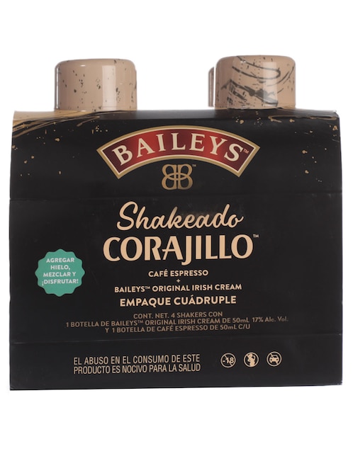 Bebida preparada de whisky Mi Carajillo sabor café Baileys Shakeado 400 ml