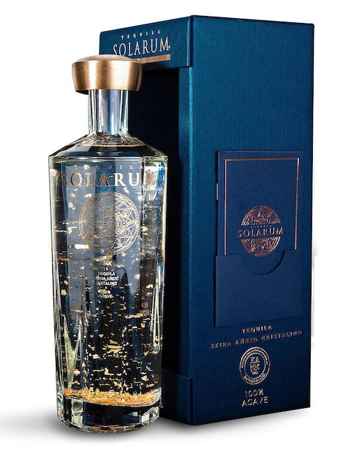 Tequila Solarum tipo extra añejo cristalino 750 ml 3