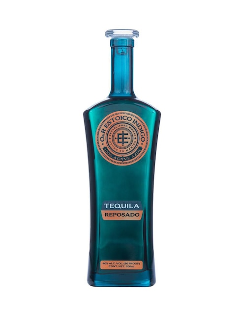 Tequila Estoico Índigo tipo reposado 700 ml