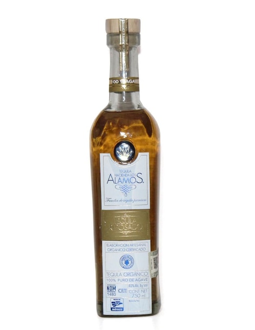 Tequila Hacienda los Alamos premium de alta gama tipo reposado 750 ml