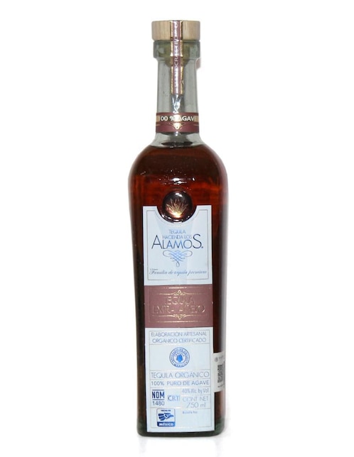 Tequila Hacienda Los Alamos Premium de Alta Gama tipo Extra añejo 750 ml