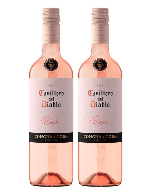 Vino rosado ensamble seco Casillero del Diablo Reserva 750 ml