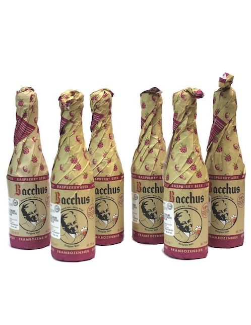 Cerveza obscura Kasteel Bacchus frutal 6 pack