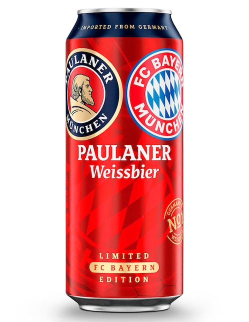 PAULANER Cerveza clara Paulaner FC Bayern Munchen 500 ml