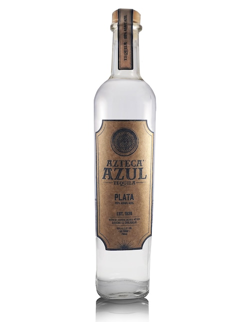 Tequila Azteca Azul tipo plata 750 ml