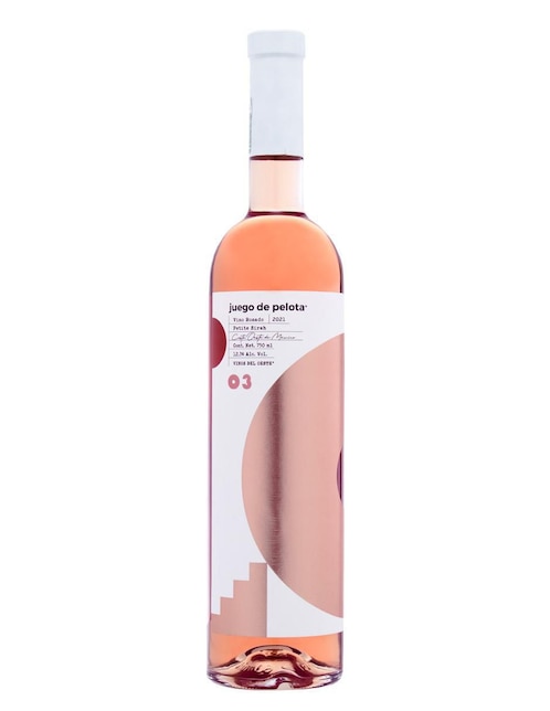 Vino rosado varietal semi seco Vinos del Oeste Juego de pelota 03 750 ml
