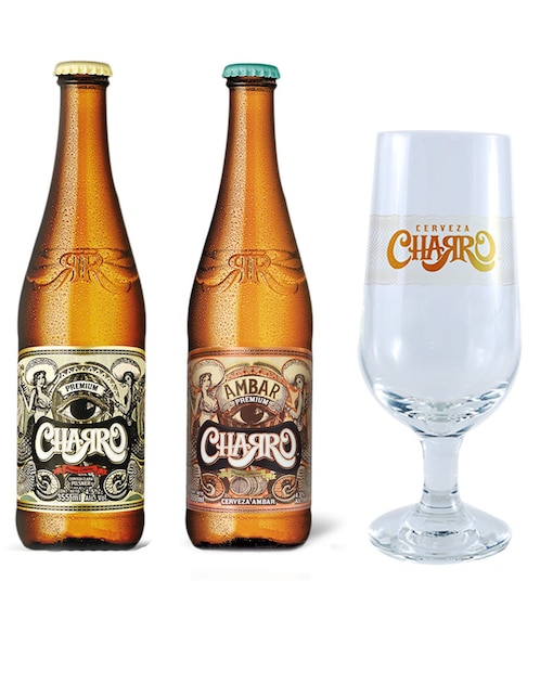 Set de cerveza Charro cereales 3 pack