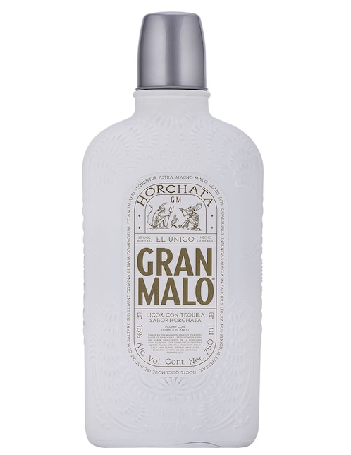 Licor de tequila Gran Malo sabor horchata 750 ml