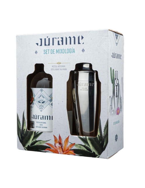 Mezcal Júrame Artesanal Joven 750 ml + shaker