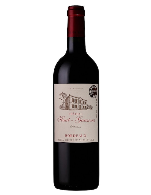 Vino tinto Haut Gaussens Chateau merlot 750 ml